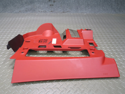 14-16 BMW F32 435I Front Left Under Dash Trim Cover Panel RED OEM