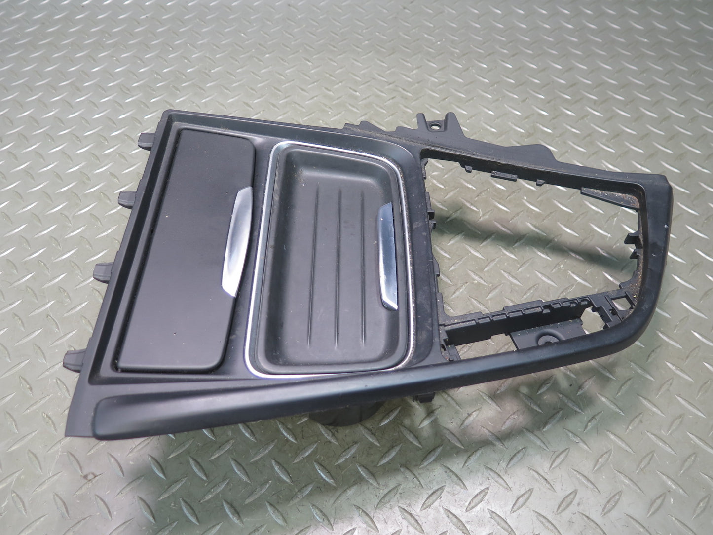 14-16 BMW F32 435i Front Center Console Shifter CUP Holder Trim Panel OEM