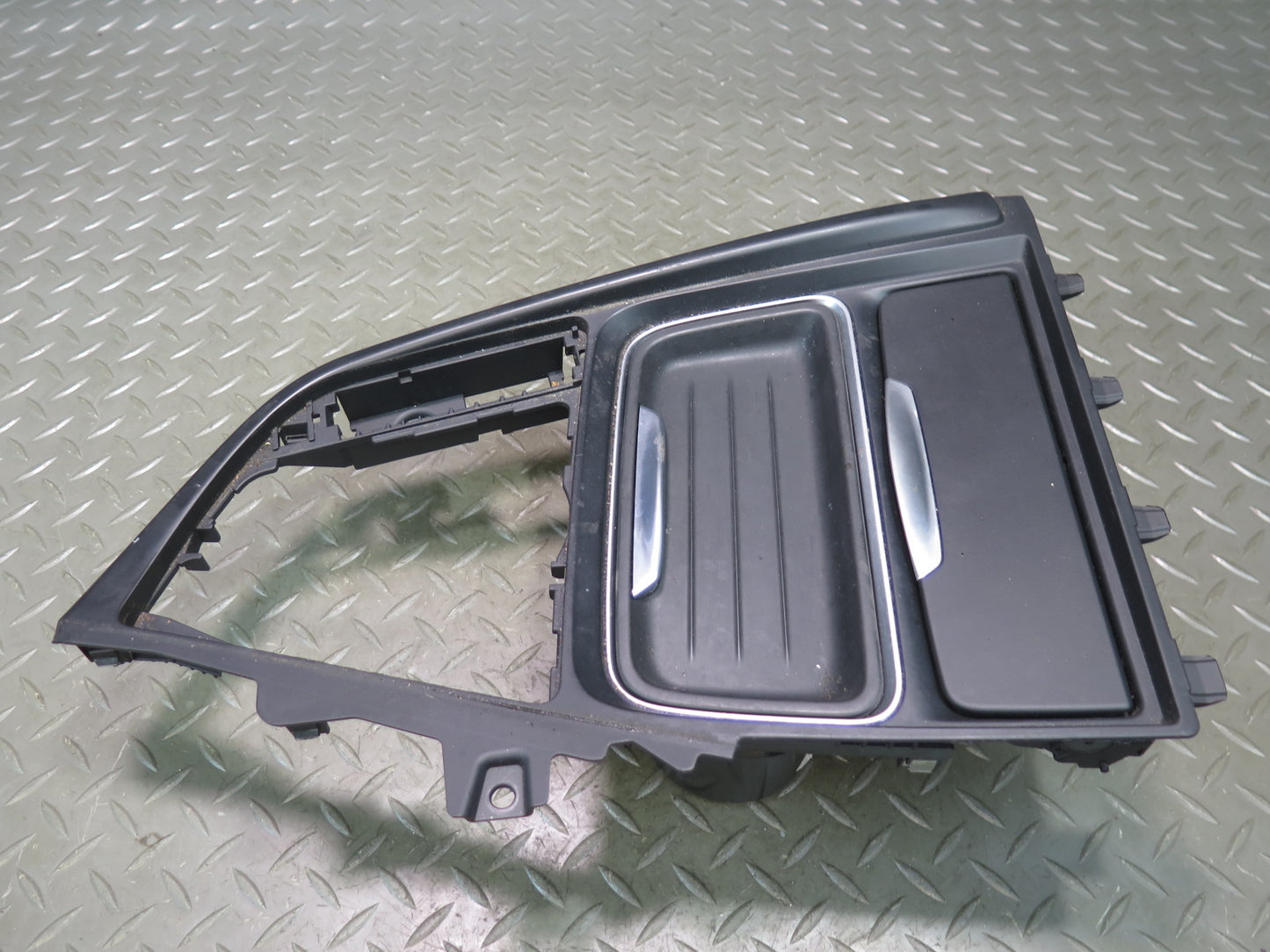 14-16 BMW F32 435i Front Center Console Shifter CUP Holder Trim Panel OEM
