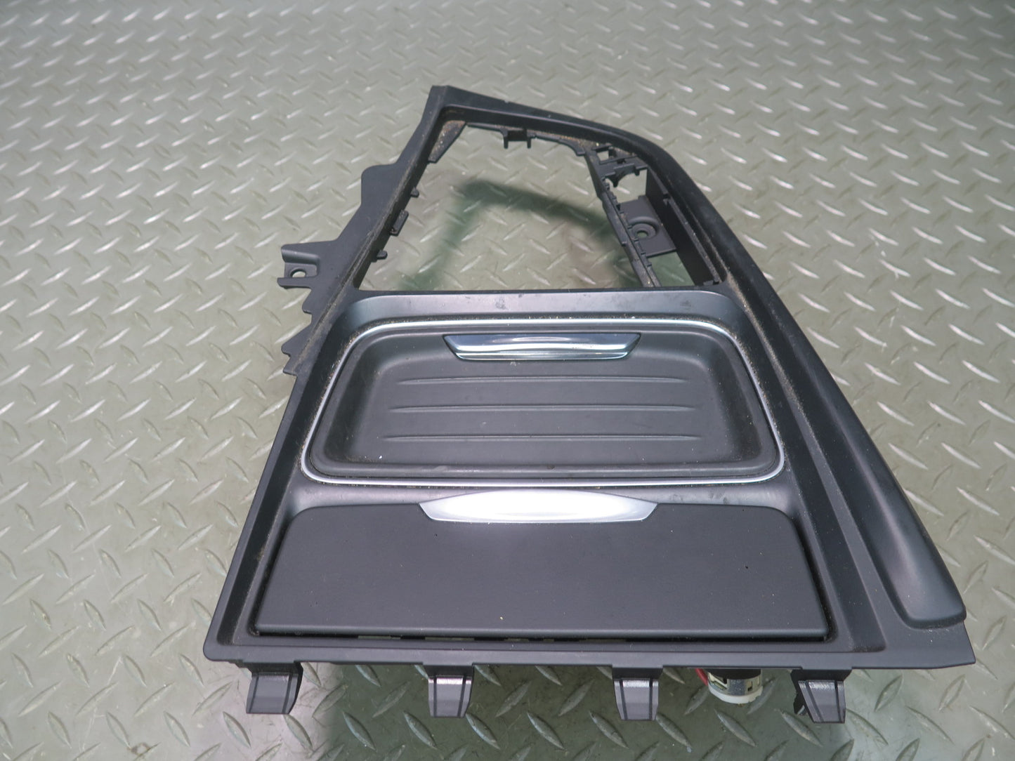 14-16 BMW F32 435i Front Center Console Shifter CUP Holder Trim Panel OEM