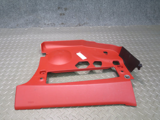 14-16 BMW F32 435I Front Right Under Dash Trim Cover Panel RED OEM