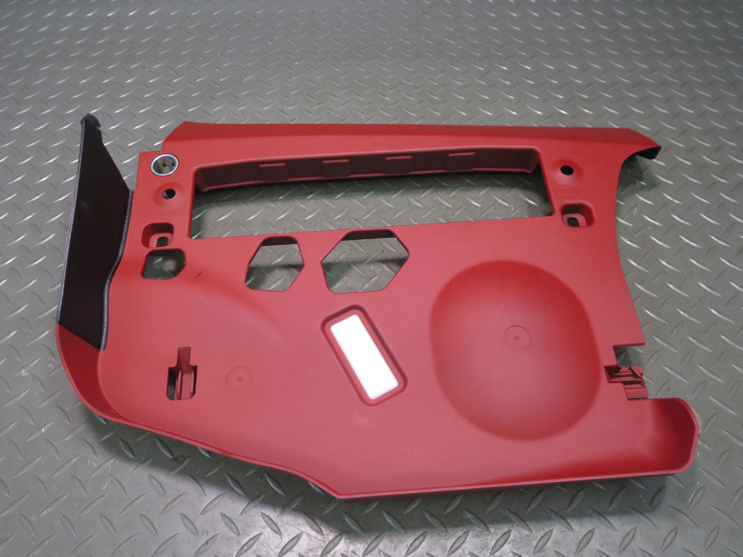 14-16 BMW F32 435I Front Right Under Dash Trim Cover Panel RED OEM
