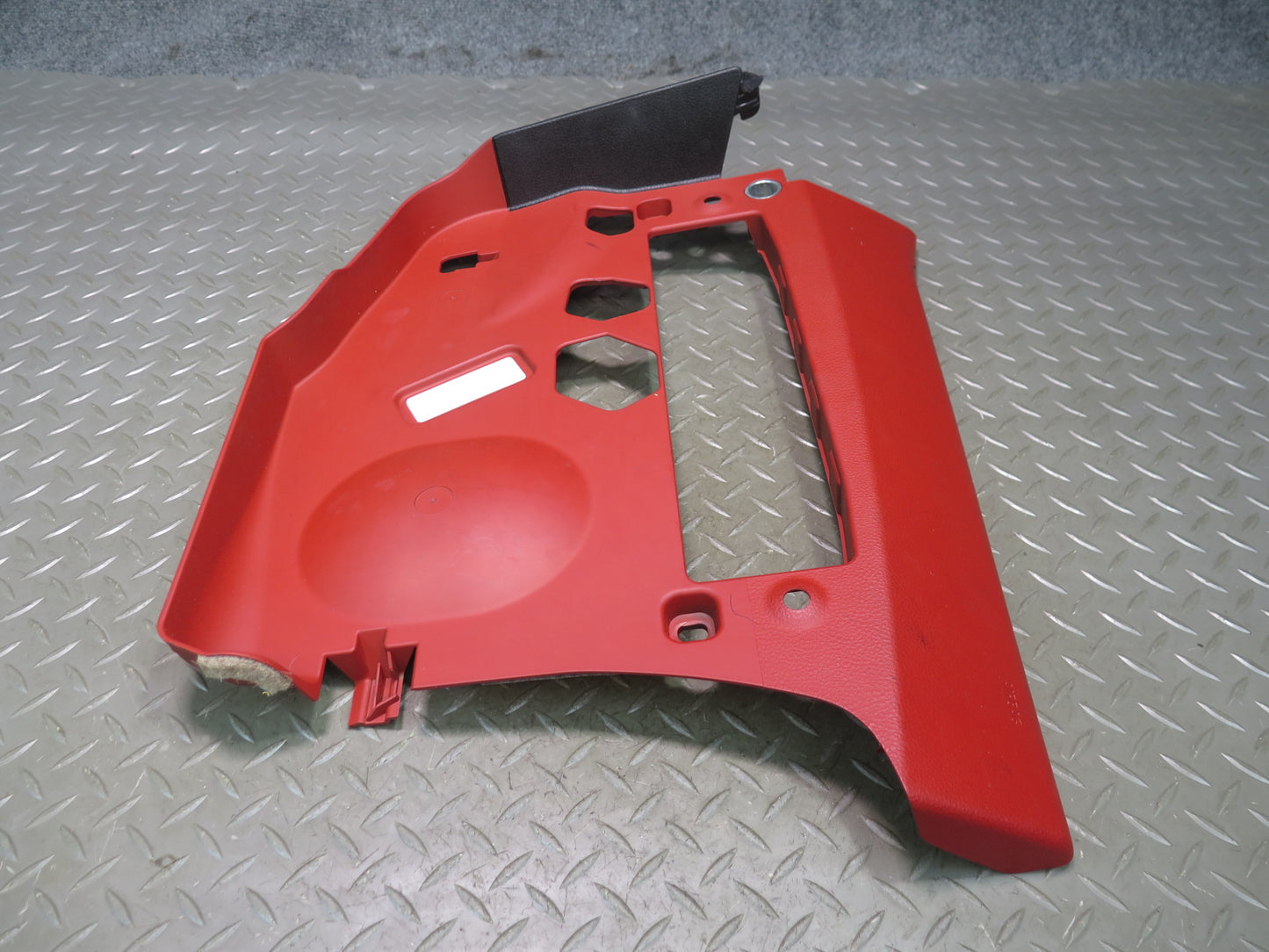 14-16 BMW F32 435I Front Right Under Dash Trim Cover Panel RED OEM