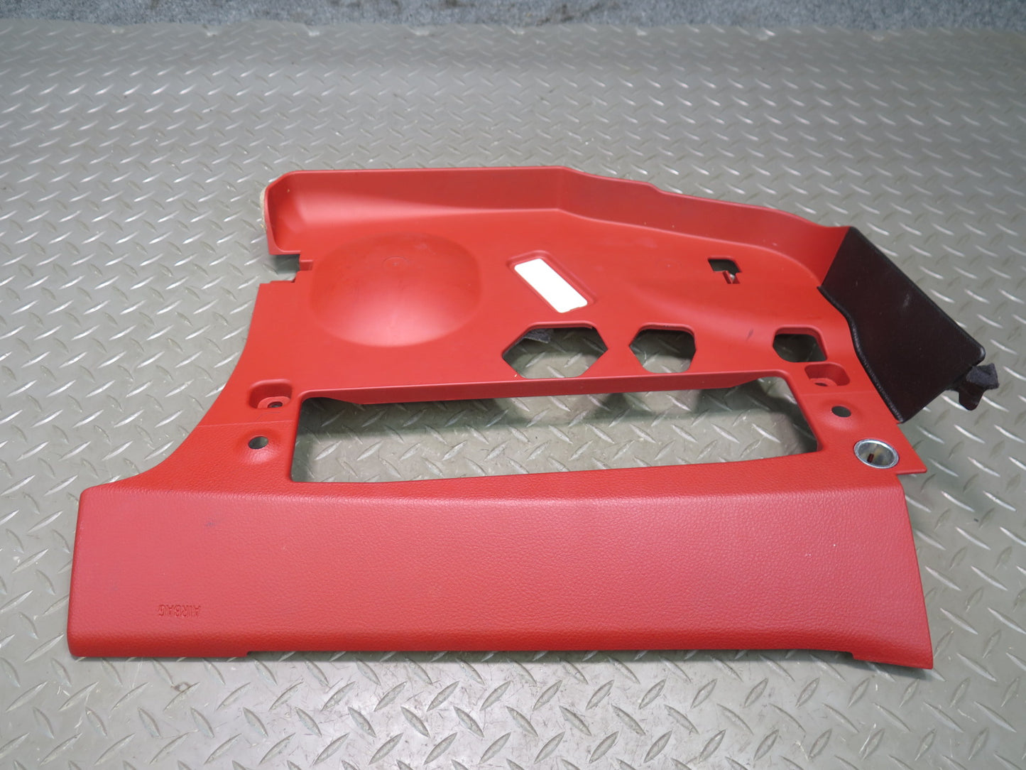14-16 BMW F32 435I Front Right Under Dash Trim Cover Panel RED OEM