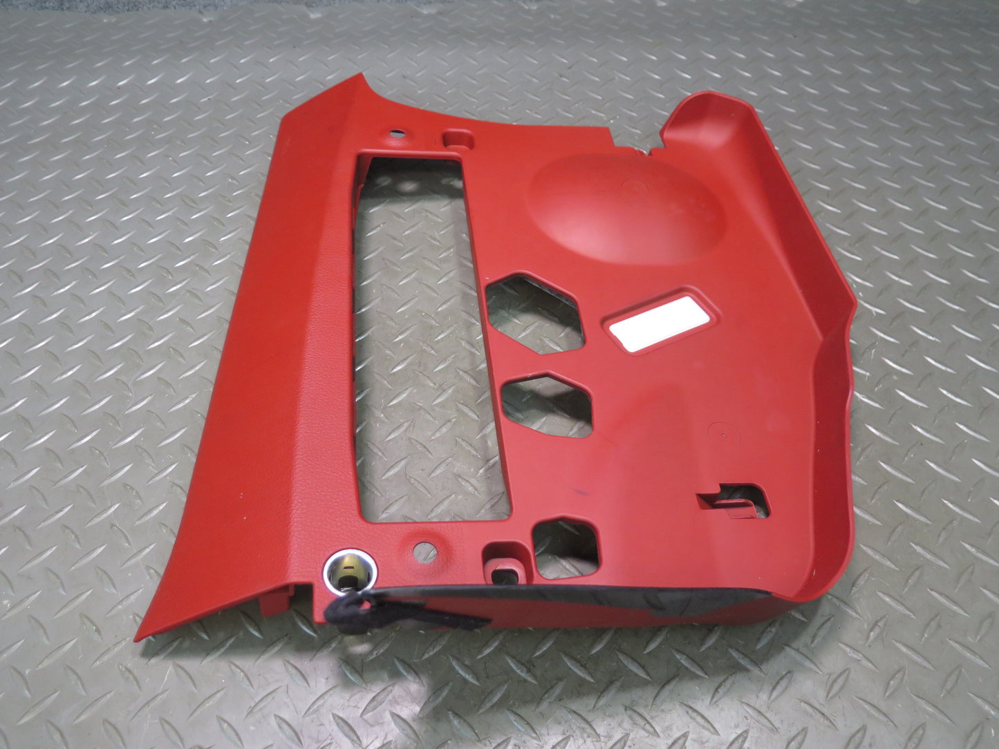 14-16 BMW F32 435I Front Right Under Dash Trim Cover Panel RED OEM