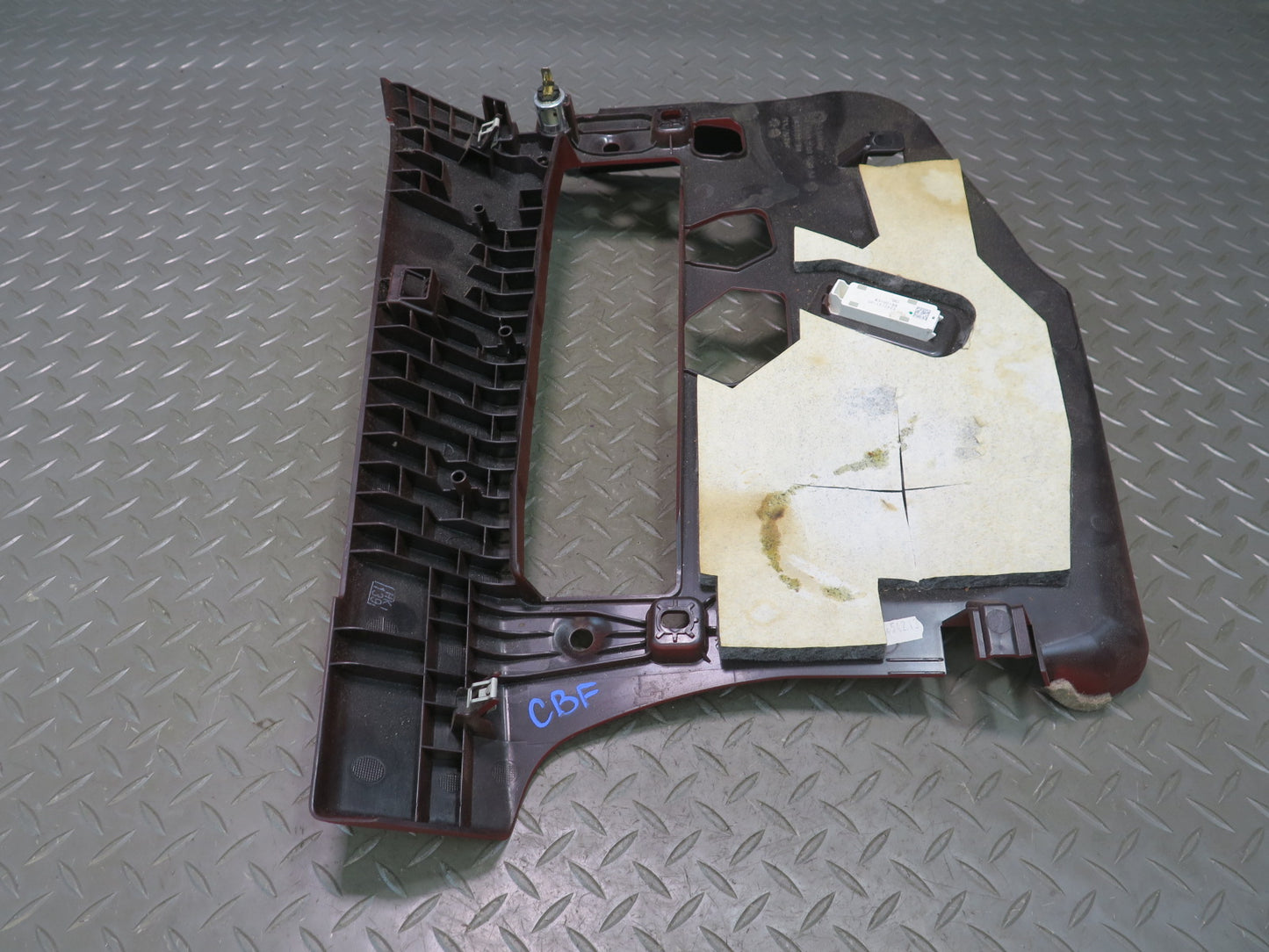 14-16 BMW F32 435I Front Right Under Dash Trim Cover Panel RED OEM