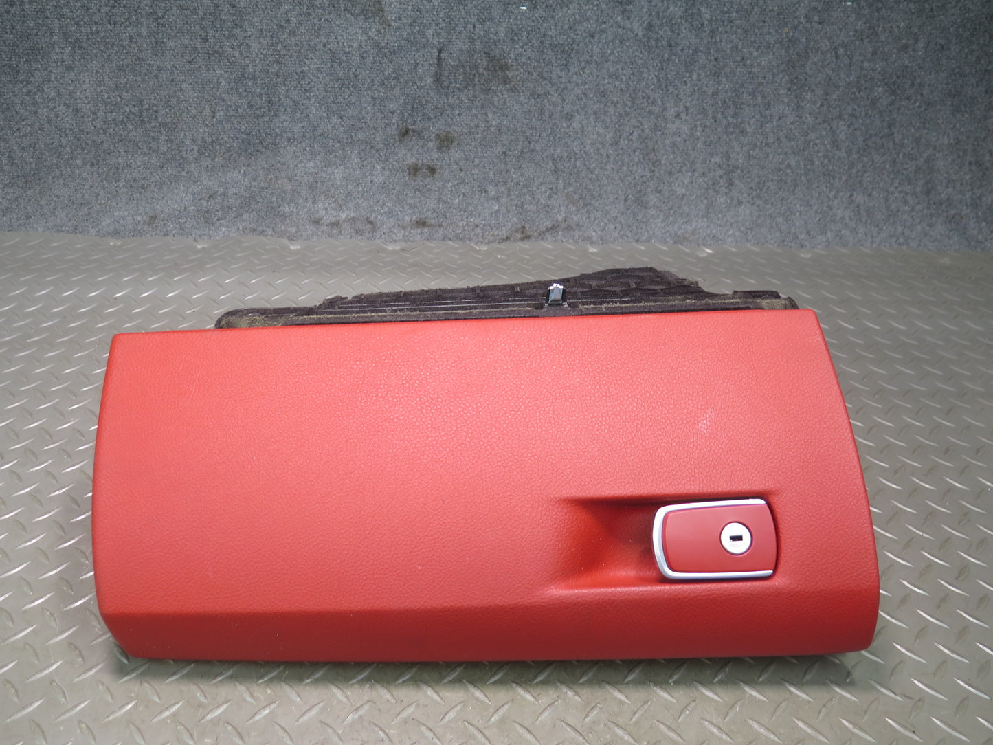 14-16 BMW F32 435I Dash Front Right Glove Box Compartment Storage RED OEM