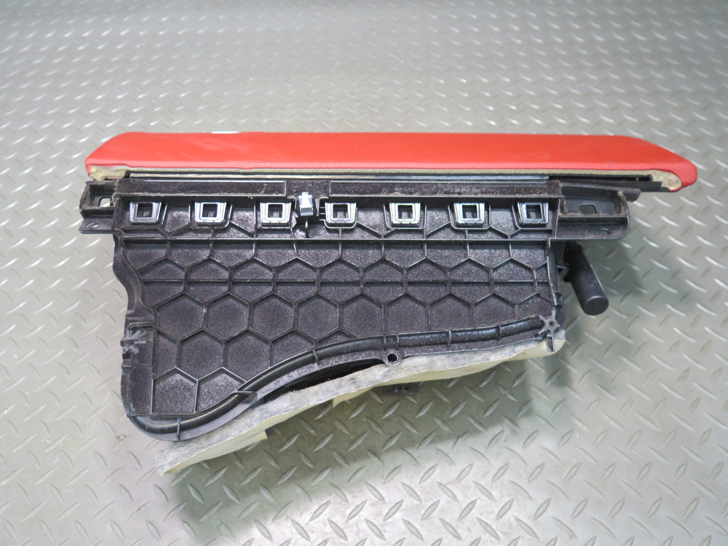14-16 BMW F32 435I Dash Front Right Glove Box Compartment Storage RED OEM