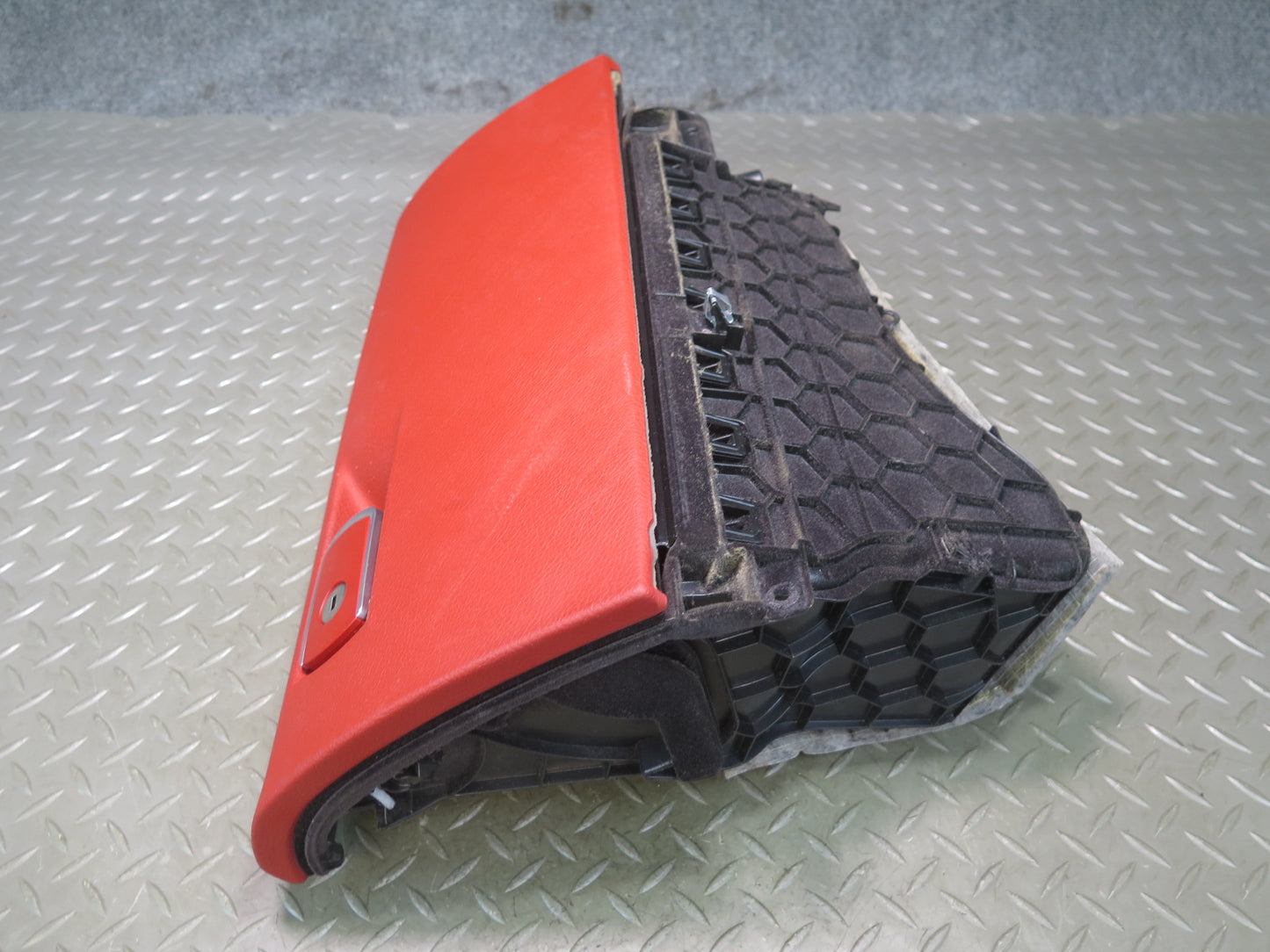 14-16 BMW F32 435I Dash Front Right Glove Box Compartment Storage RED OEM