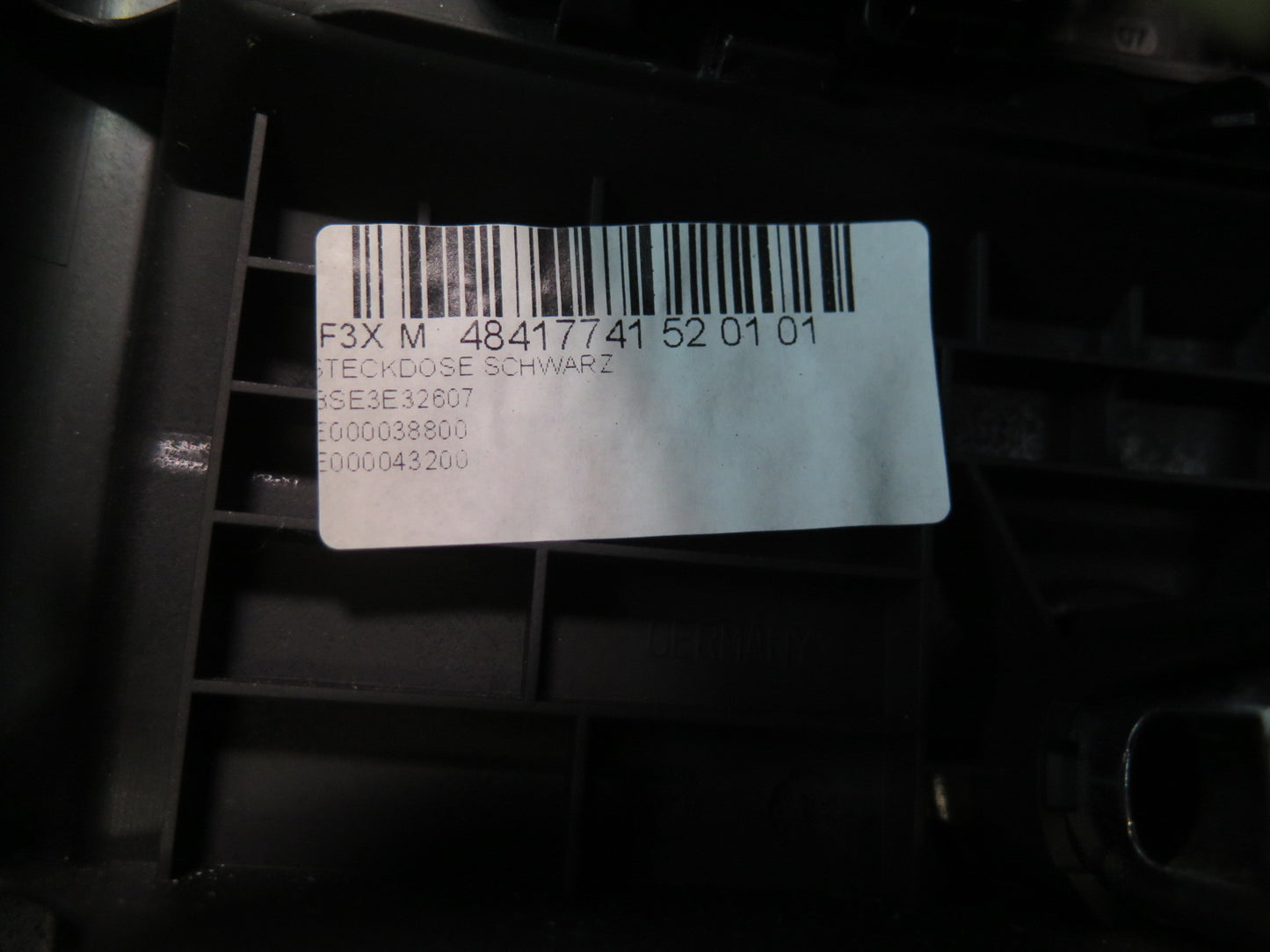 14-16 BMW F32 435I Rear Center Console Panel w A/C Air Vent Grille OEM