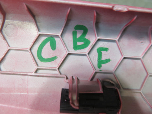 14-16 BMW F32 435I Dashboard Center Lower Trim Cover Panel w Light RED OEM