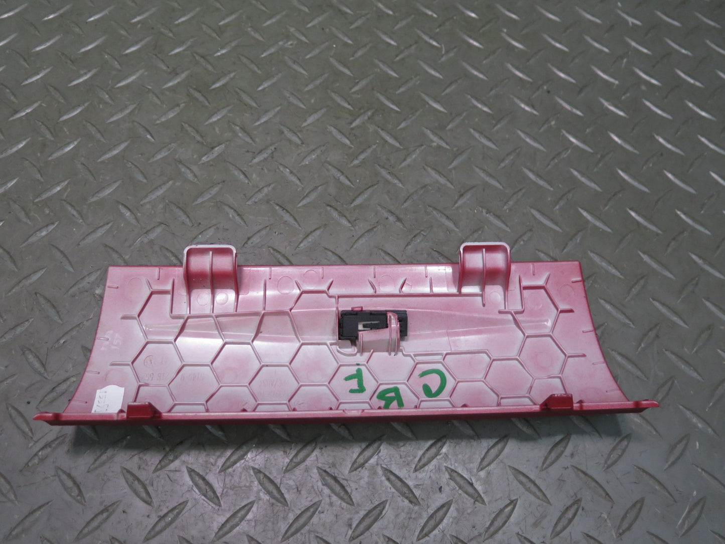 14-16 BMW F32 435I Dashboard Center Lower Trim Cover Panel w Light RED OEM