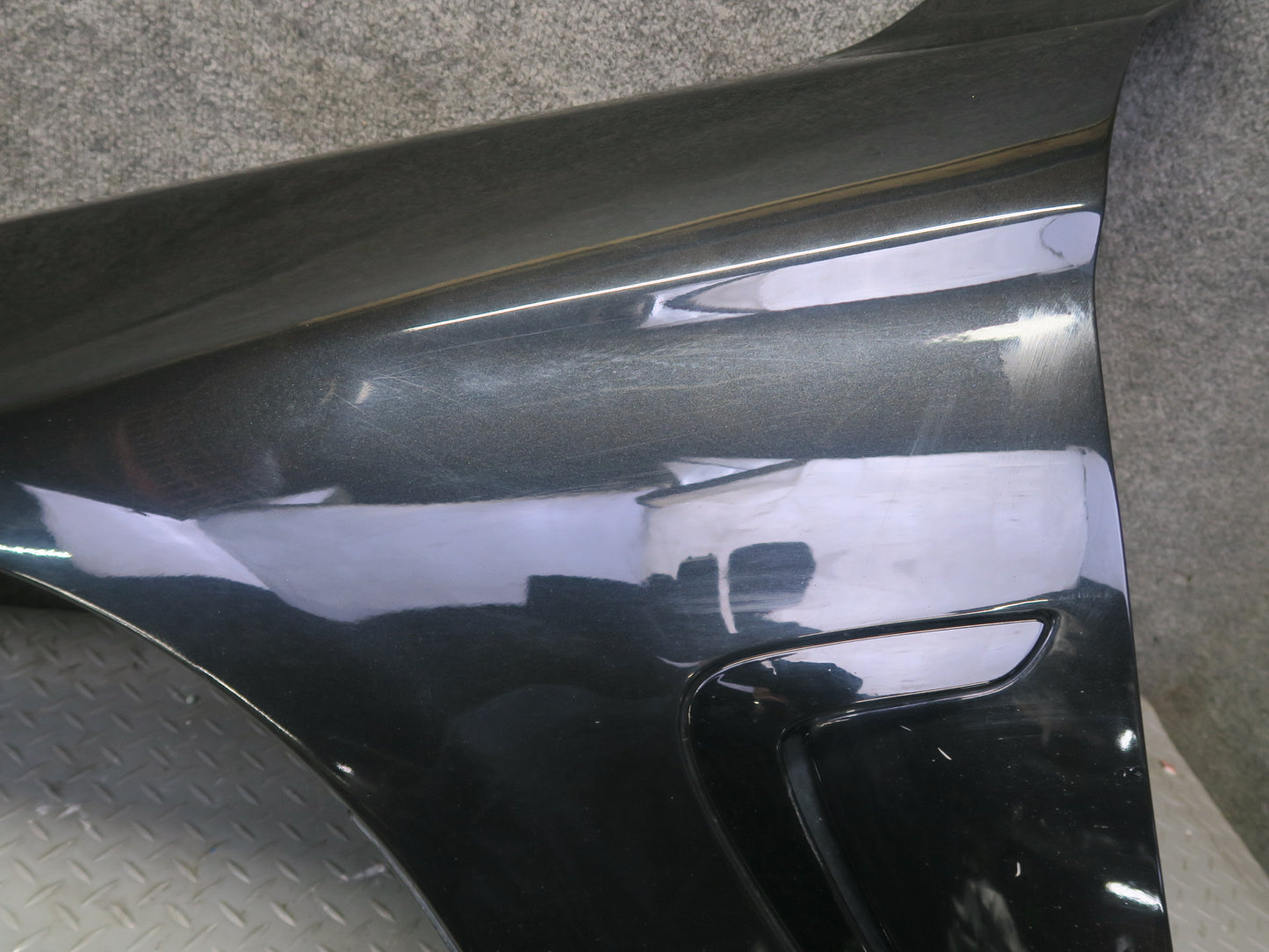 14-16 BMW F32 435I Front Left Driver Side Fender Shell Panel Cover Black OEM