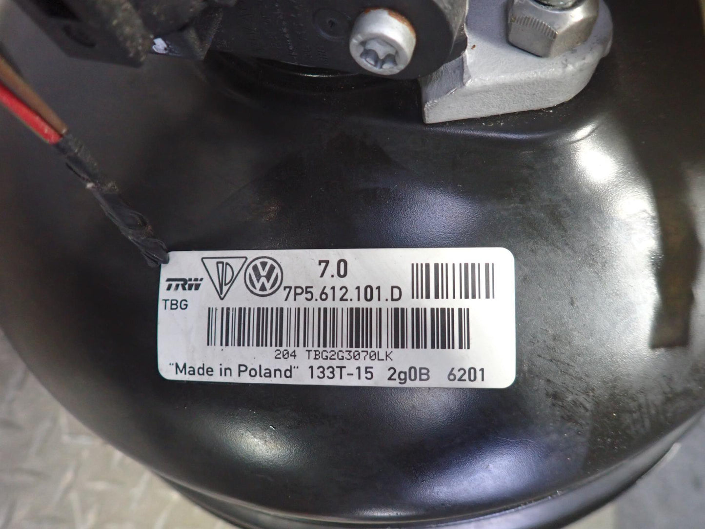 11-18 Porsche Cayenne 958 4.8L AWD Brake Master Cylinder Booster Fluid Reservoir