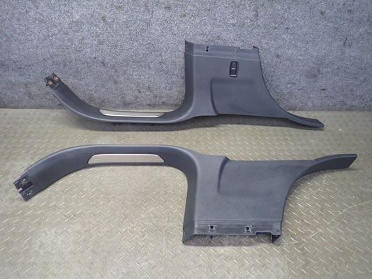 11-18 Porsche Cayenne 958 Left & Right B Pillar Lower Trim Cover Panel Set