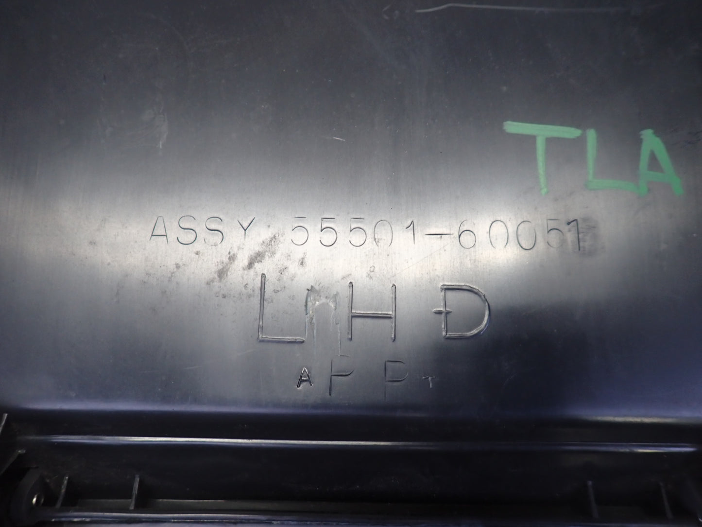 1991-1994 Toyota Land Cruiser FJ80 Glove Box Compartment Storage Gray