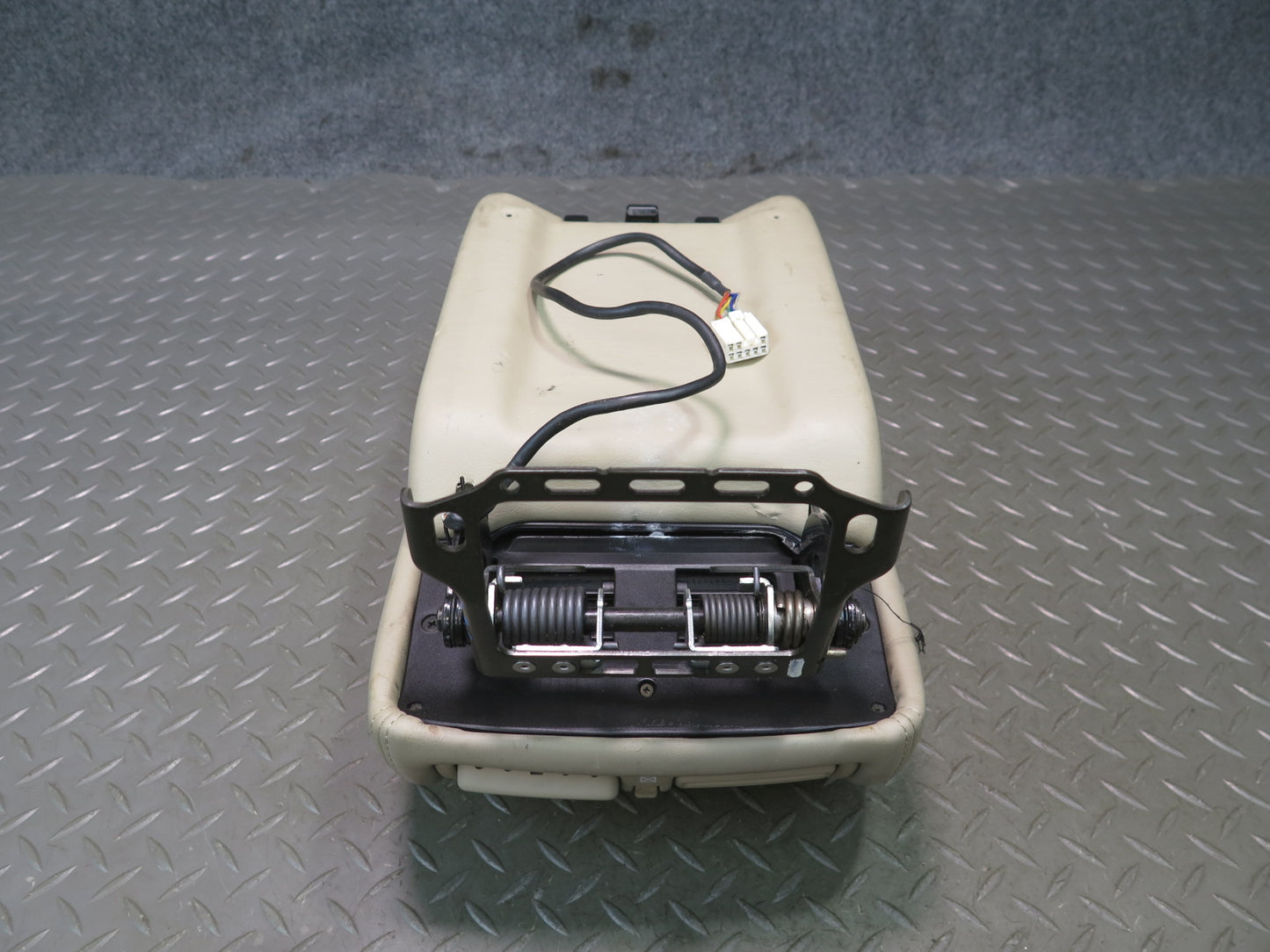 98-00 Lexus UCF20L LS400 Center Console Armrest Lid Storage Ivory w Phone OEM