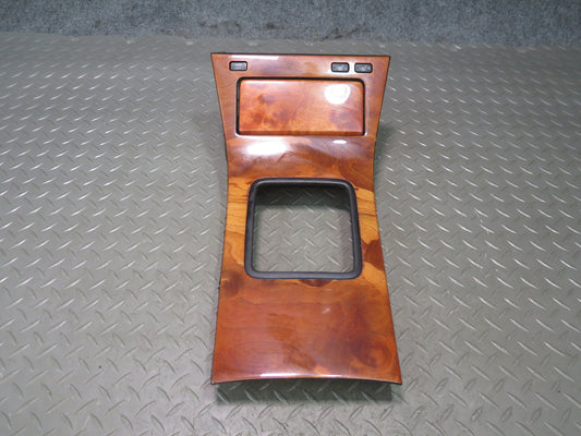 98-00 Lexus LS400 Center Console Shifter Wood Trim w VSC Heated Seat Switch OEM