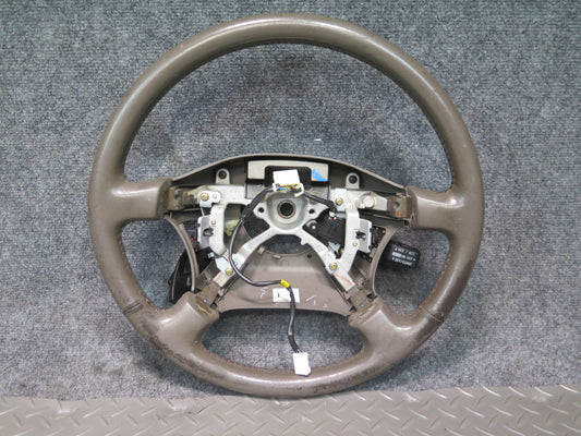 98-00 Lexus UCF20L LS400 Leather Steering Brown w Cruise Control Switch OEM