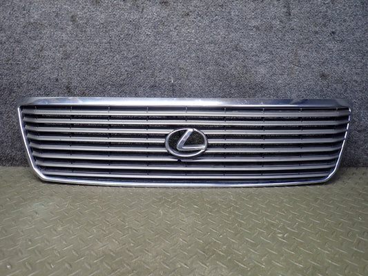 98-00 Lexus UCF20L LS400 Front Hood Radiator Upper Grille w Hood Release OEM