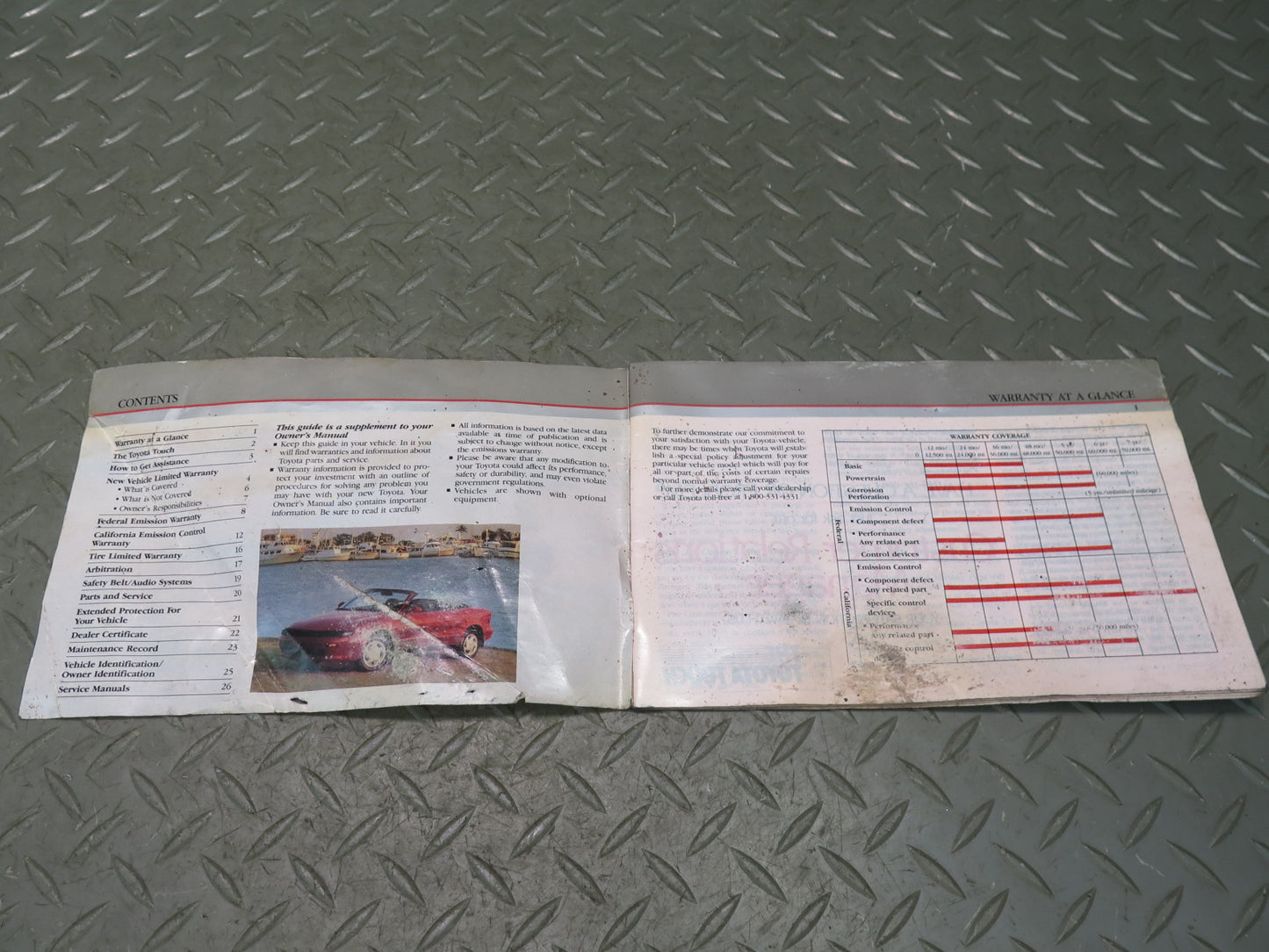 1991 Toyota SW21L MR2 User Operator Owner Guide Manual Book Set OEM
