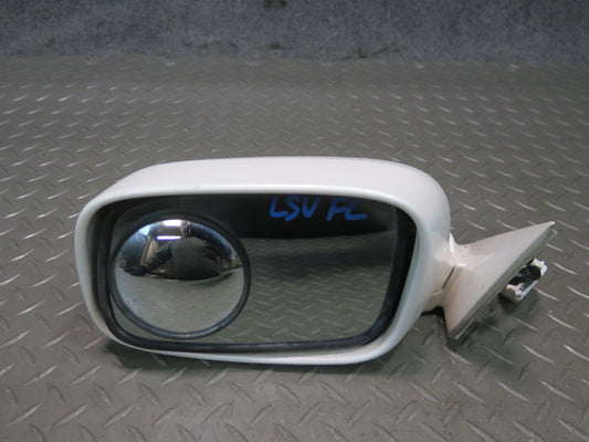 98-99 Lexus UCF20L LS400 Left Door Exterior Side View Heated Mirror White OEM