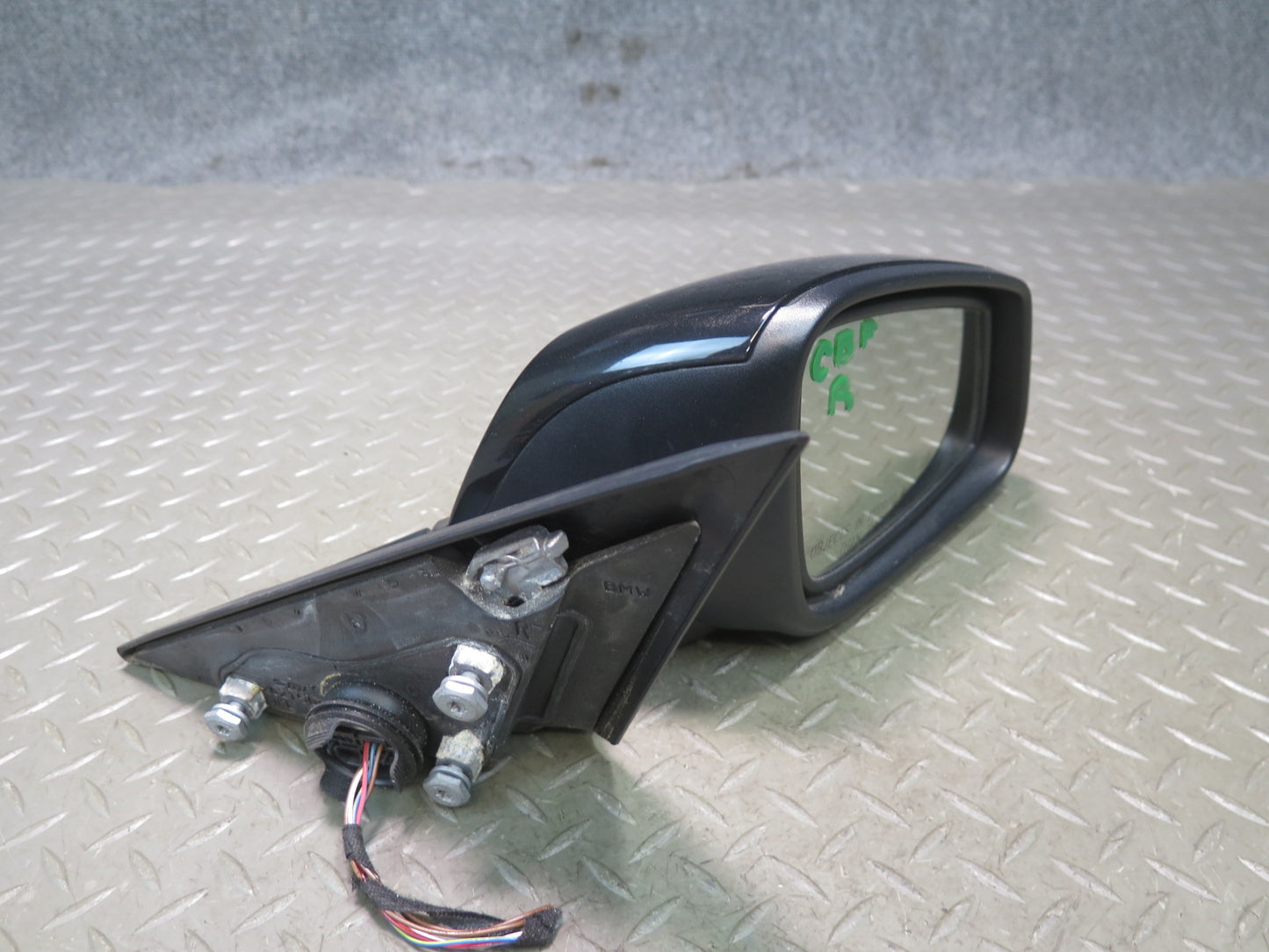 14-16 BMW F32 435I Front Right Side View Heated Exterior Mirror Black OEM