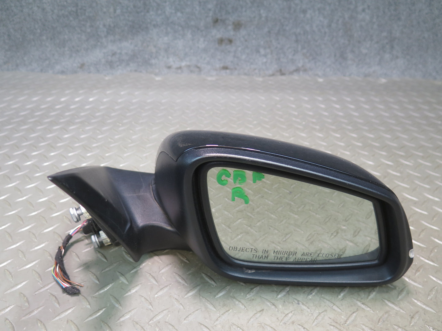 14-16 BMW F32 435I Front Right Side View Heated Exterior Mirror Black OEM