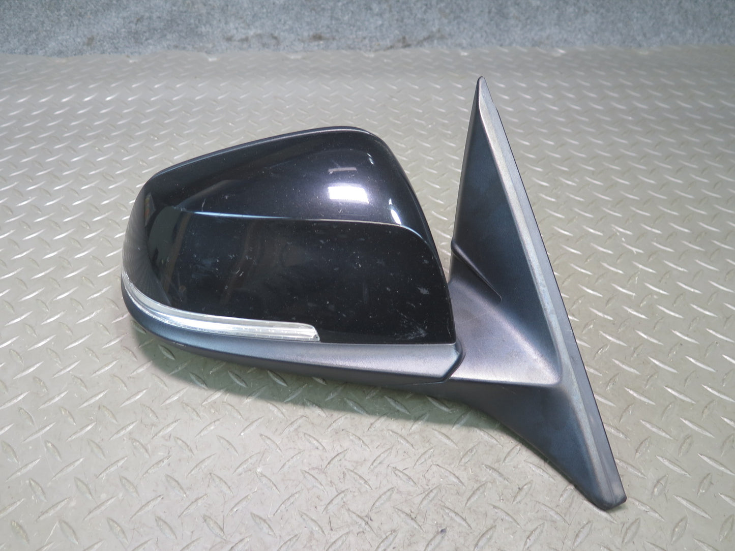 14-16 BMW F32 435I Front Right Side View Heated Exterior Mirror Black OEM