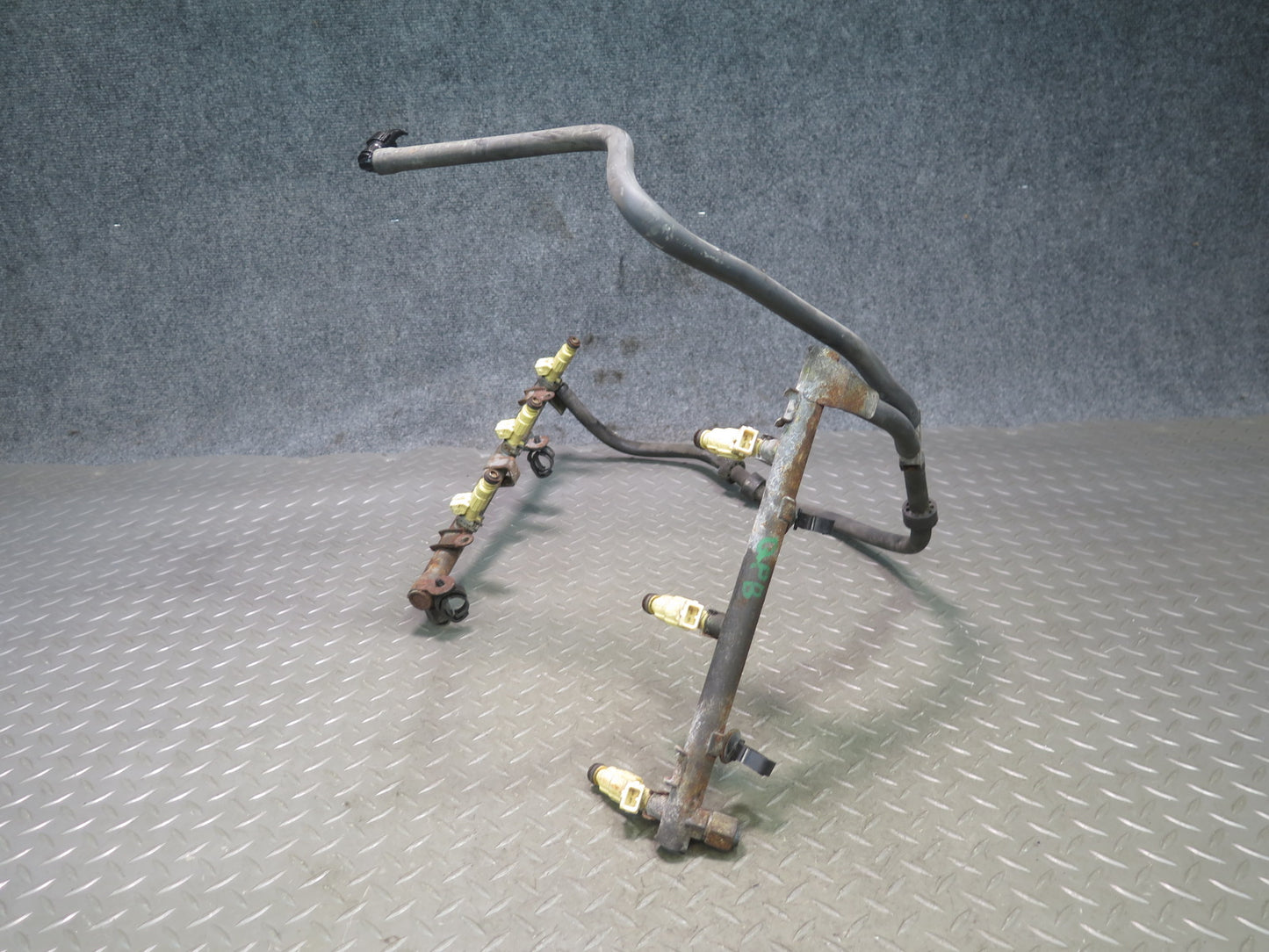 2002 Porsche Boxster S 986 3.2L Fuel Rail Injector Set