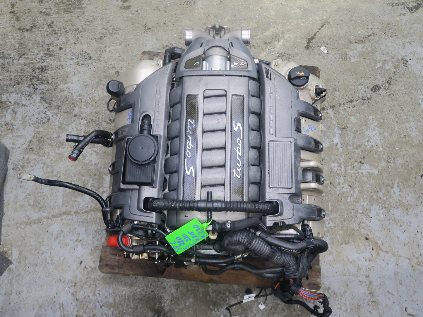 16-18 Porsche Cayenne 958 4.8L Turbo S Cyxa VIN C 5th Engine w Turbos 120k Miles