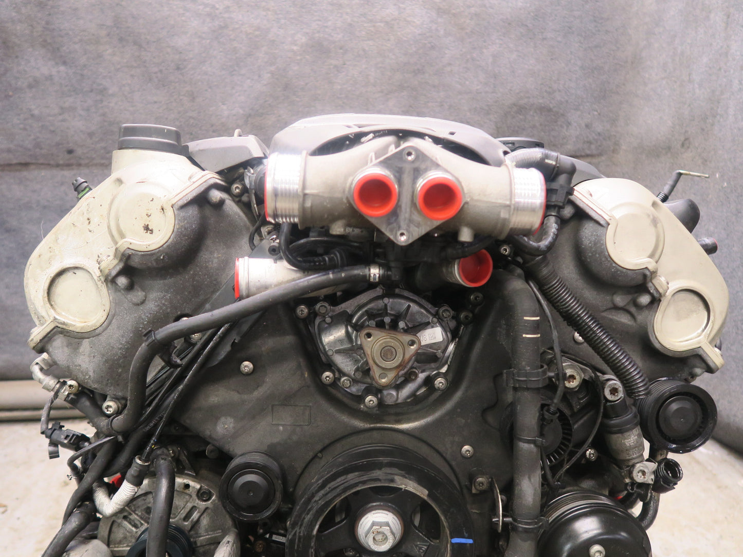 16-18 Porsche Cayenne 958 4.8L Turbo S Cyxa VIN C 5th Engine w Turbos 120k Miles