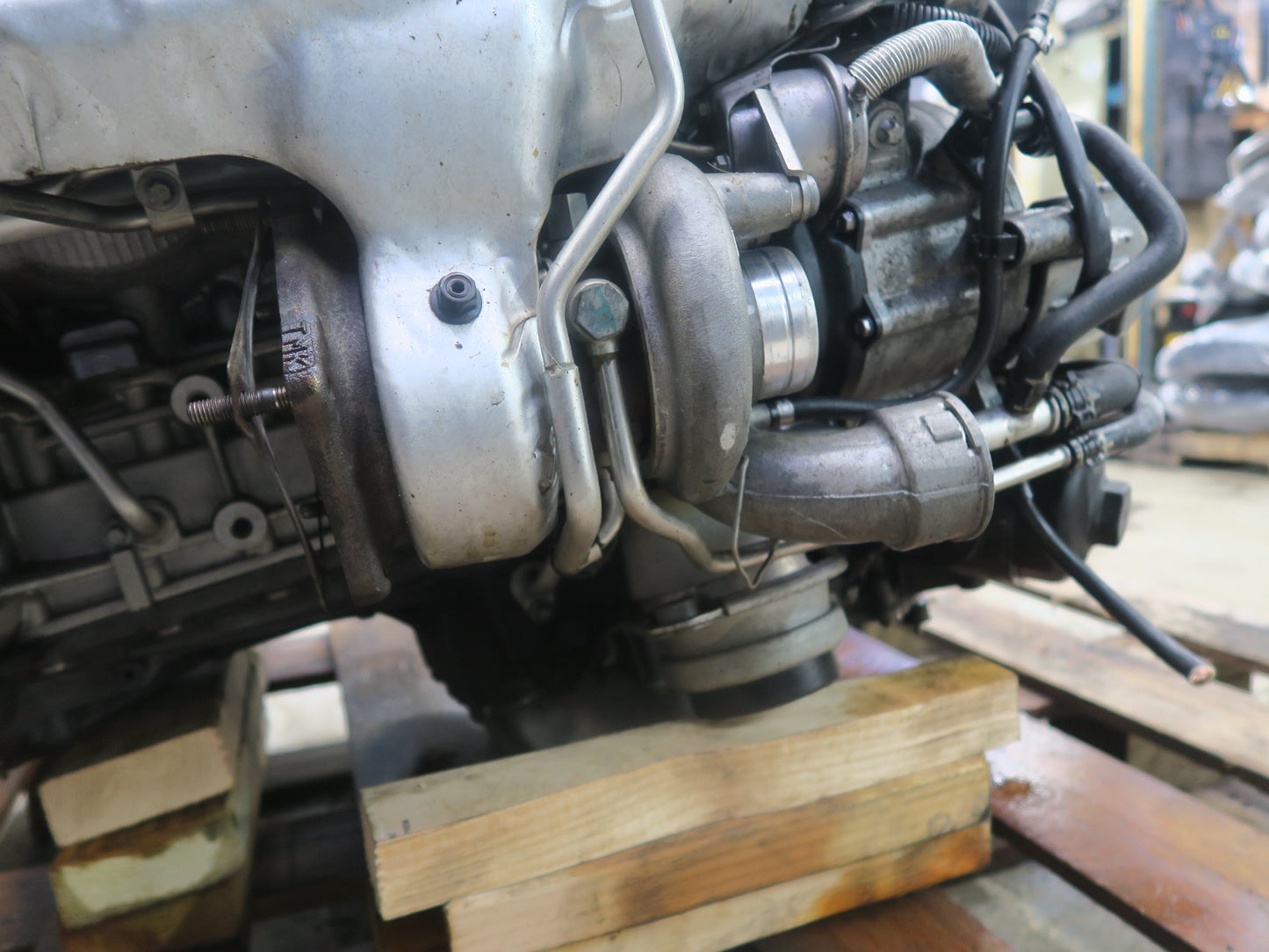 16-18 Porsche Cayenne 958 4.8L Turbo S Cyxa VIN C 5th Engine w Turbos 120k Miles