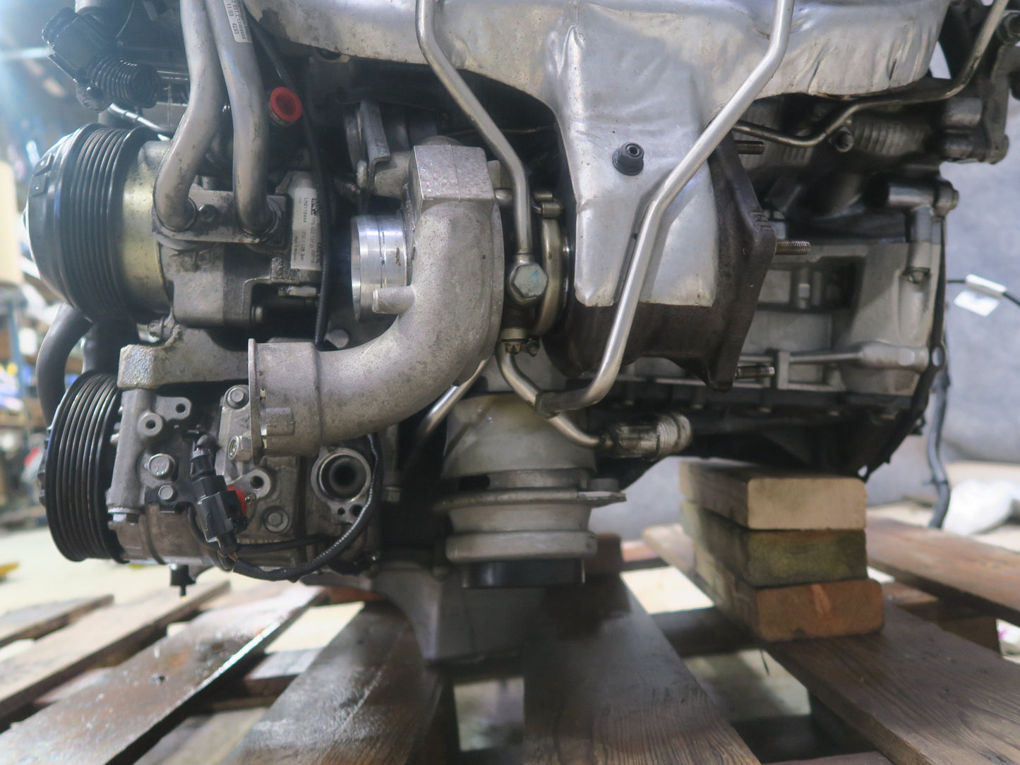 16-18 Porsche Cayenne 958 4.8L Turbo S Cyxa VIN C 5th Engine w Turbos 120k Miles