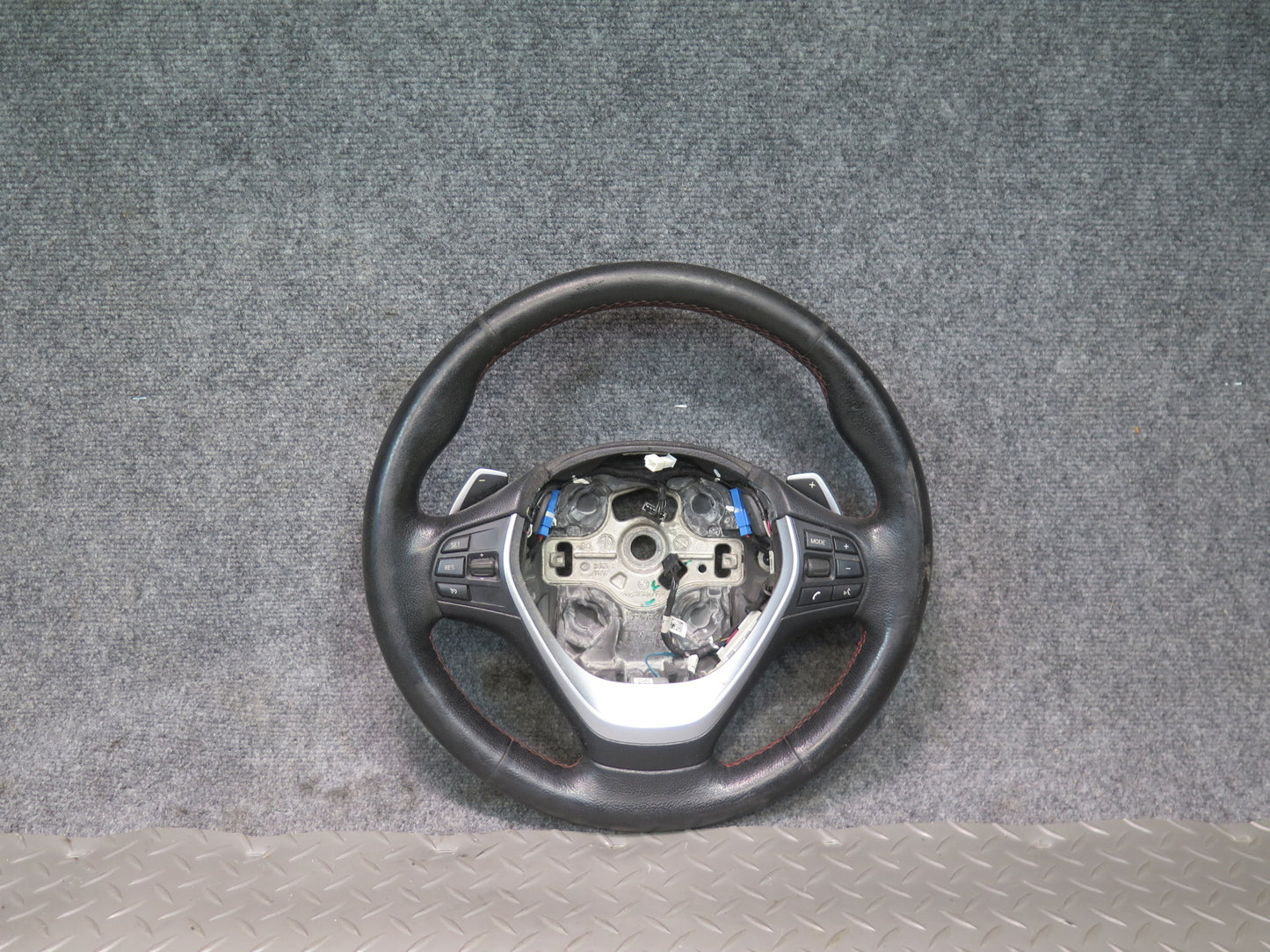 14-16 BMW F32 F33 435I AT Leather Sport Heated Steering w Controls & Paddles OEM