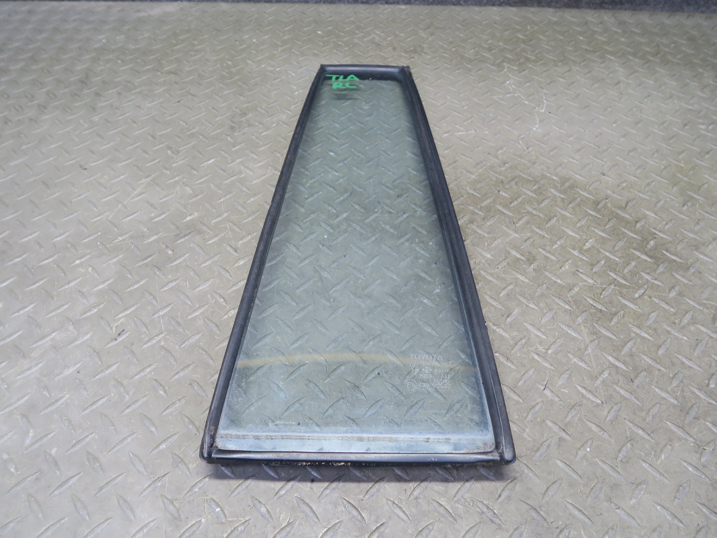 1991-1997 Toyota Land Cruiser FJ80 Rear Left Door Vent Fixed Glass Window