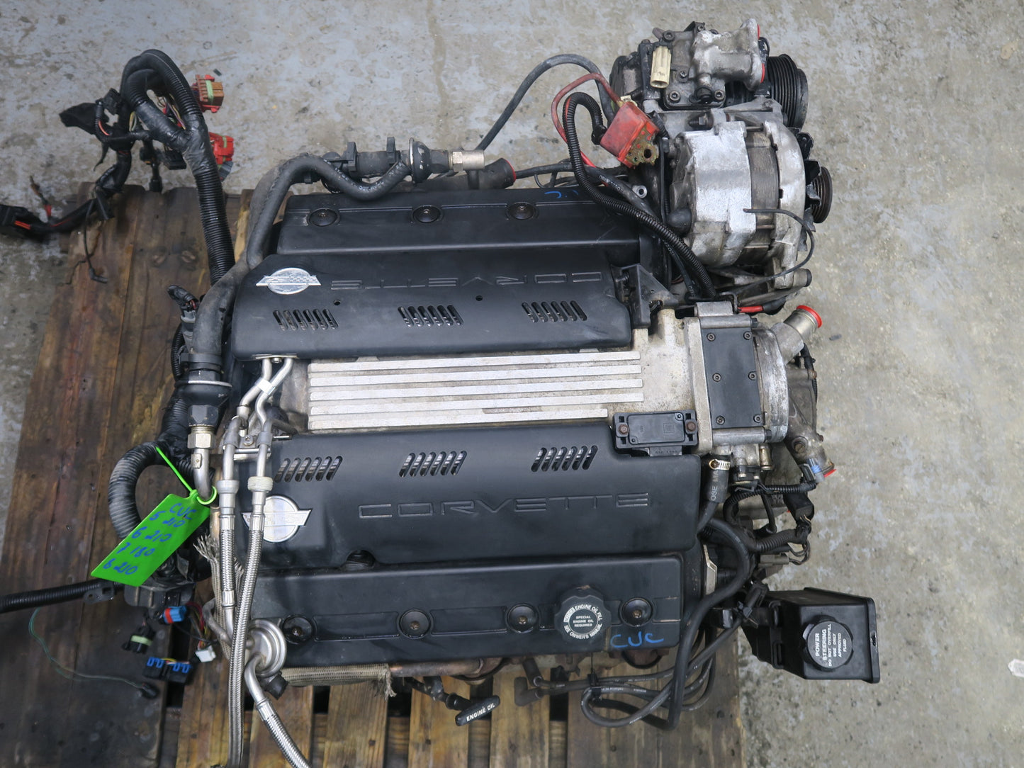 1993 Chevrolet Corvette C4 LT1 5.7L M/T VIN P 8th Complete Engine Motor 77K Mile