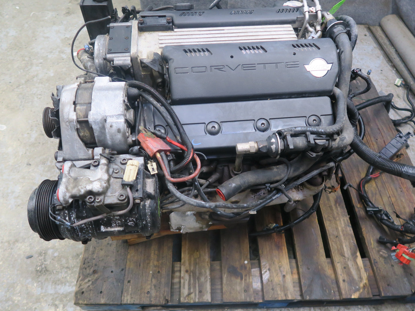 1993 Chevrolet Corvette C4 LT1 5.7L M/T VIN P 8th Complete Engine Motor 77K Mile