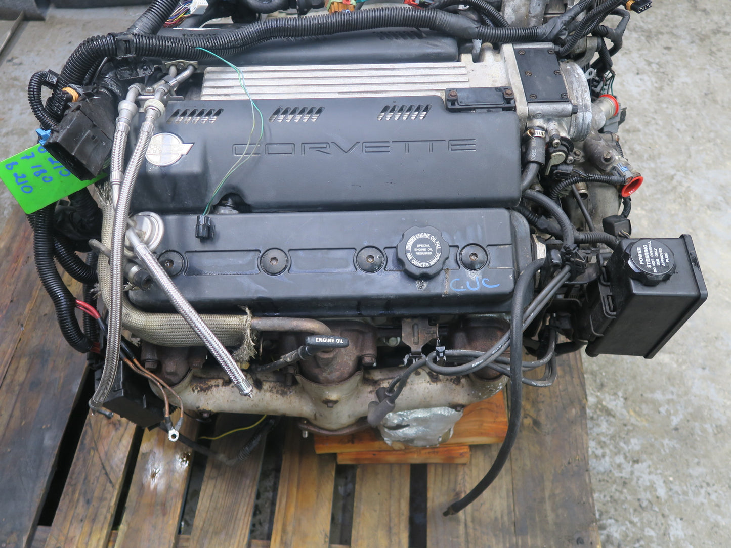 1993 Chevrolet Corvette C4 LT1 5.7L M/T VIN P 8th Complete Engine Motor 77K Mile