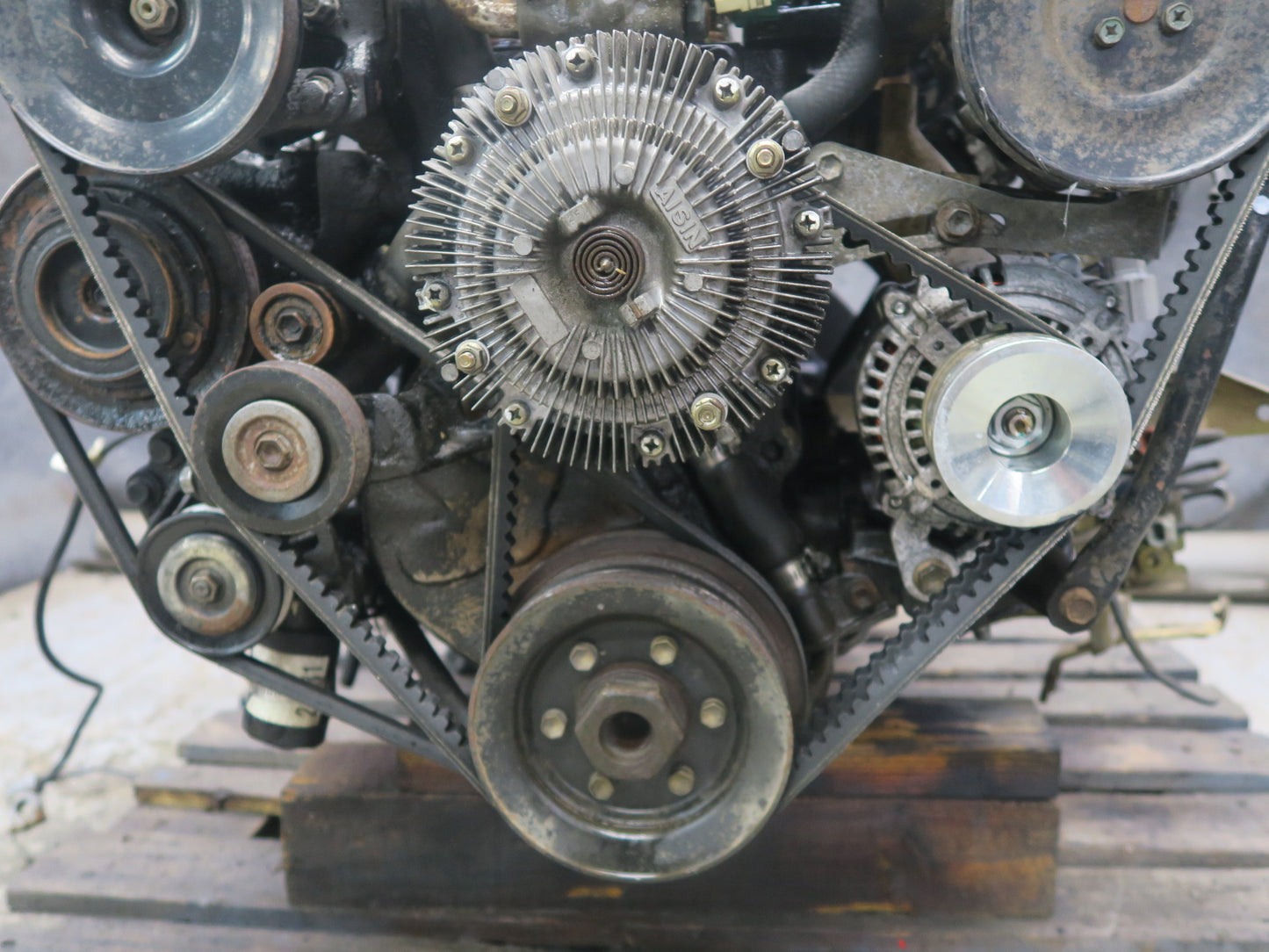 1991-1992 Toyota Land Cruiser FJ80 3FE 4.0L AT VIN F 4TH Complete Engine Motor