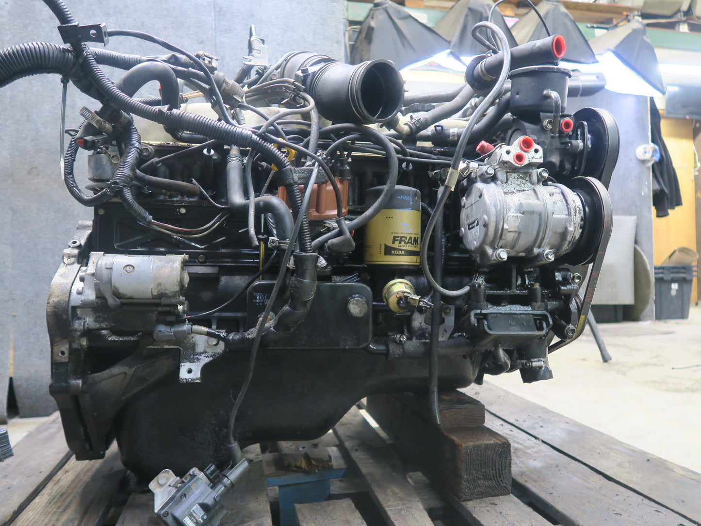 1991-1992 Toyota Land Cruiser FJ80 3FE 4.0L AT VIN F 4TH Complete Engine Motor