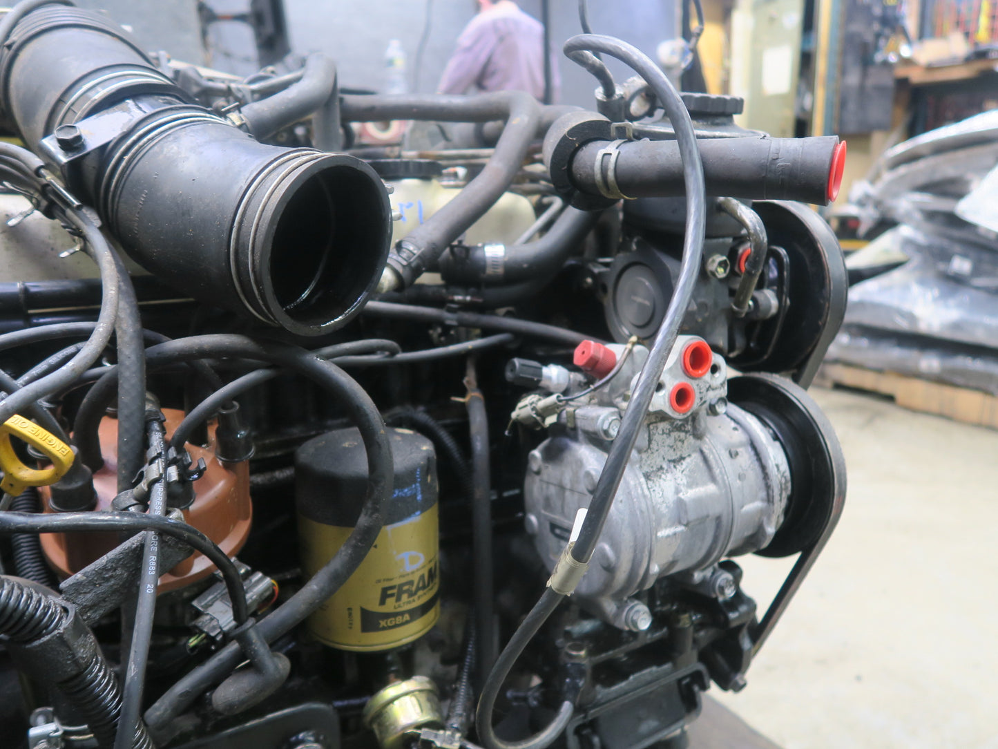 1991-1992 Toyota Land Cruiser FJ80 3FE 4.0L AT VIN F 4TH Complete Engine Motor