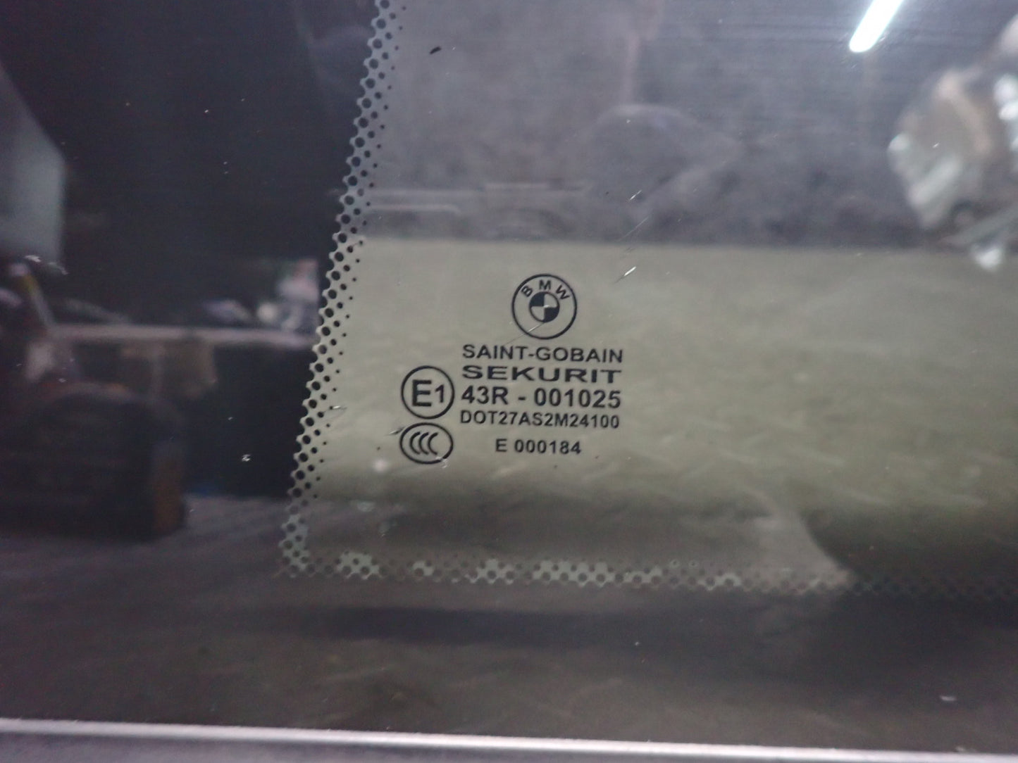 07-13 BMW E92 335i Coupe Rear Left Quarter Glass Window OEM