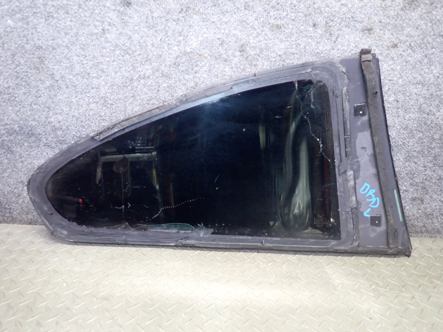 07-13 BMW E92 335i Coupe Rear Left Quarter Glass Window OEM