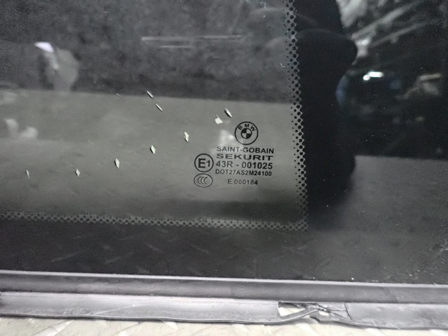 07-13 BMW E92 335i Coupe Rear Right Quarter Glass Window OEM