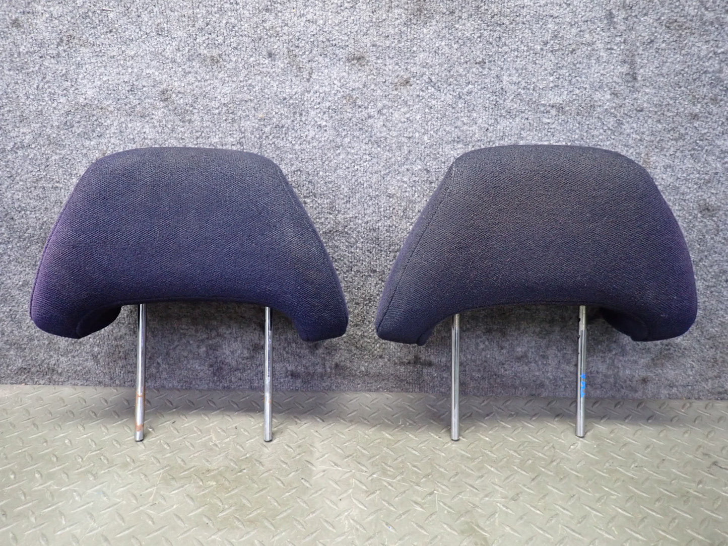 91-95 Toyota MR2 Set of 2 Front Left & Right Seat Headrest Blue OEM