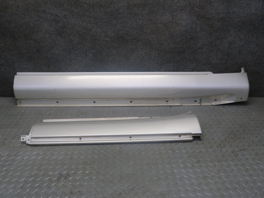 98-00 Lexus UCF20L LS400 Front & Rear Right Skirt Rocker Panel Molding Set OEM