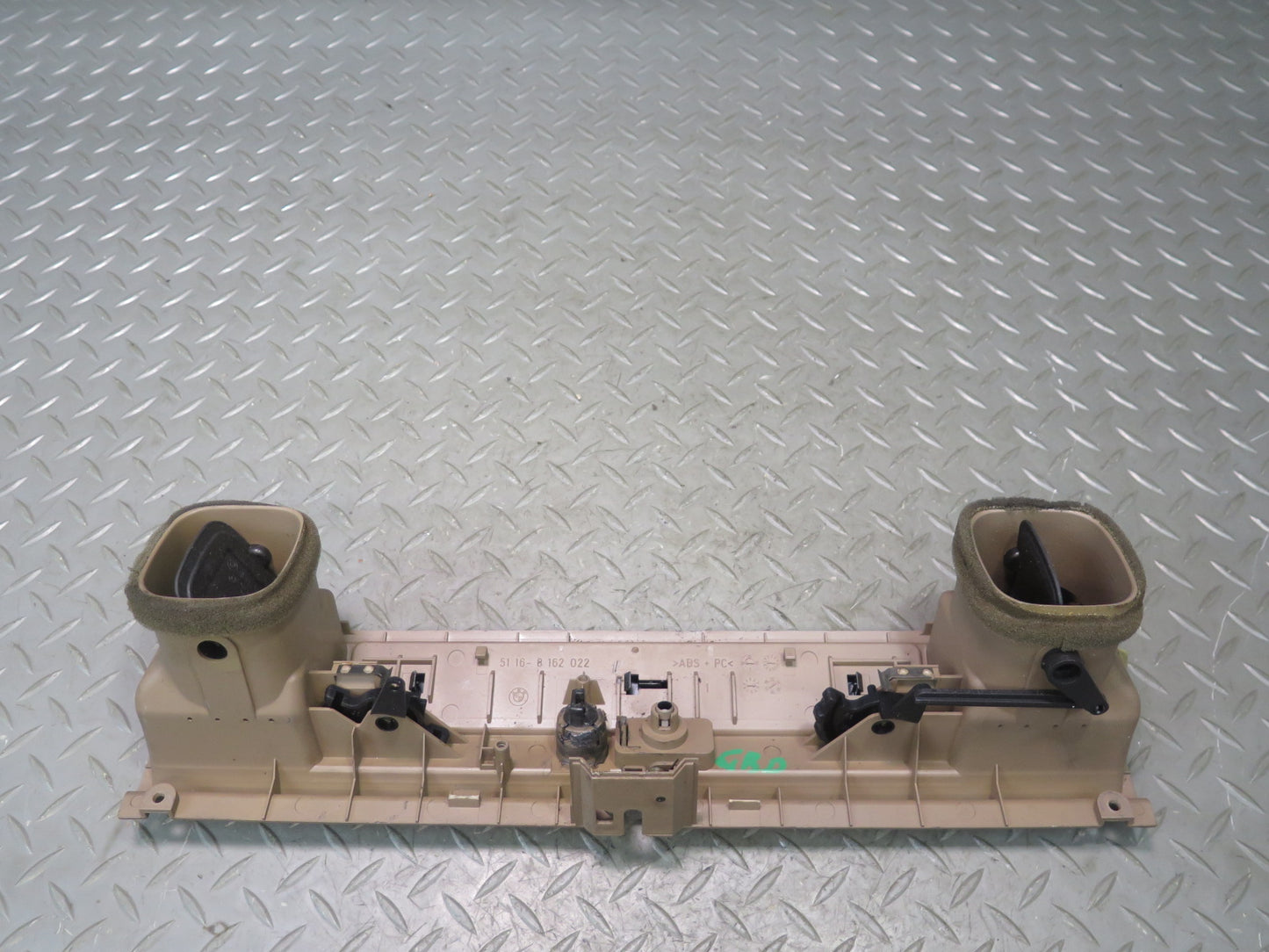 94-99 BMW E36 318ic Conv Set of 3 Dash Left Center Right Air Vent Trim Panel OEM