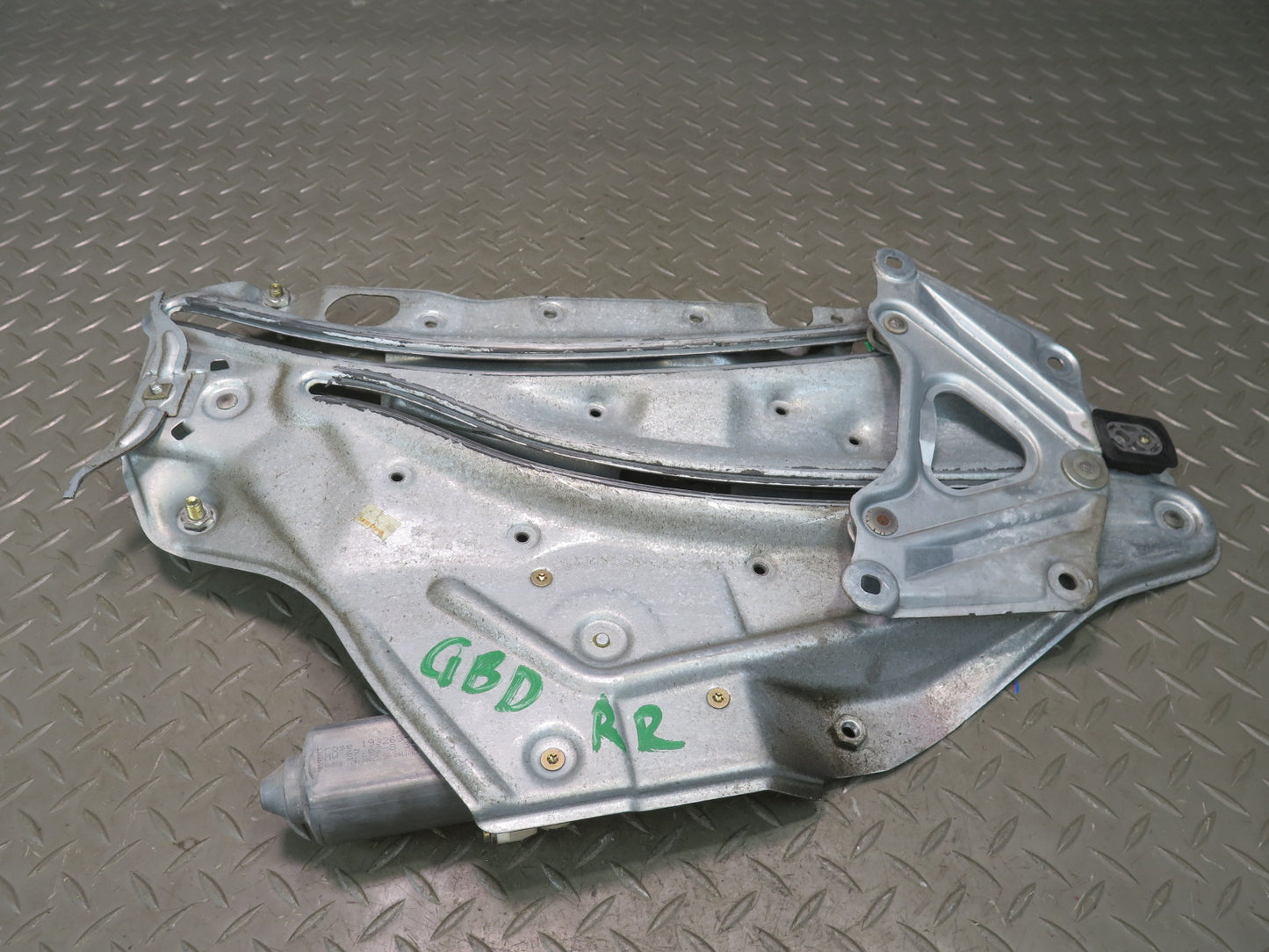 94-99 BMW E36 318ic Convertible Rear Right Quarter Window Regulator w Motor OEM