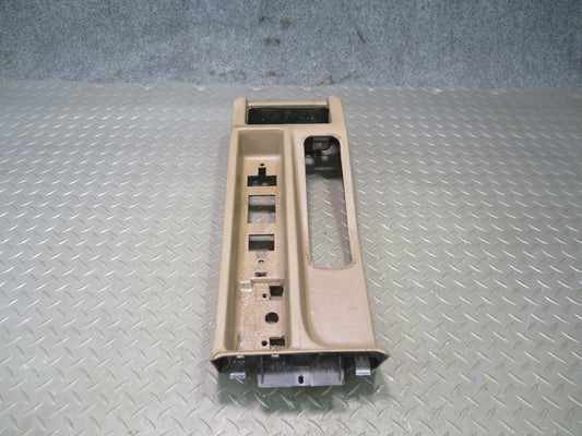 94-99 BMW E36 318IC Convertible Center Console Trim Cover Panel Beige OEM